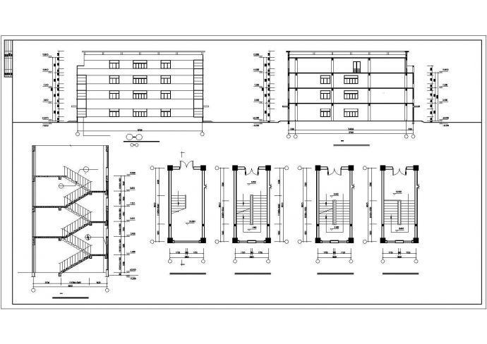 厂房建筑施工图CAD参考图_图1