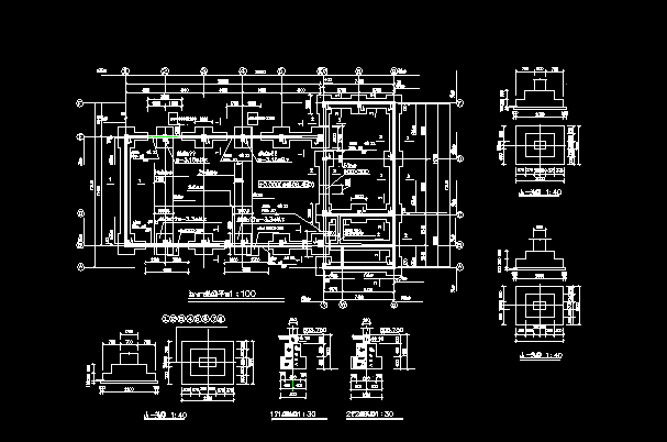 水电站厂房全套结构施工图