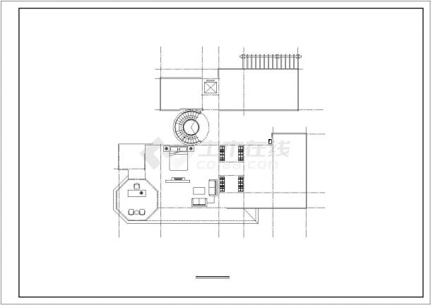 广场公厕地下消防水池cad结构设计图纸-图二