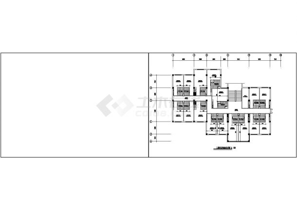 白云宾馆室内改造工程建筑设计CAD施工图-图二