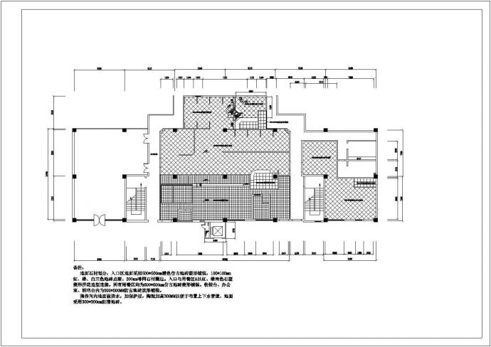 高档西餐厅室内设计CAD参考图_图1