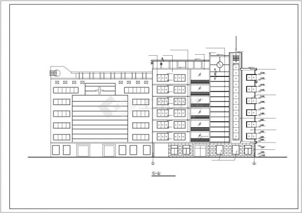 郑州某医院住院部建筑设计CAD施工图-图一