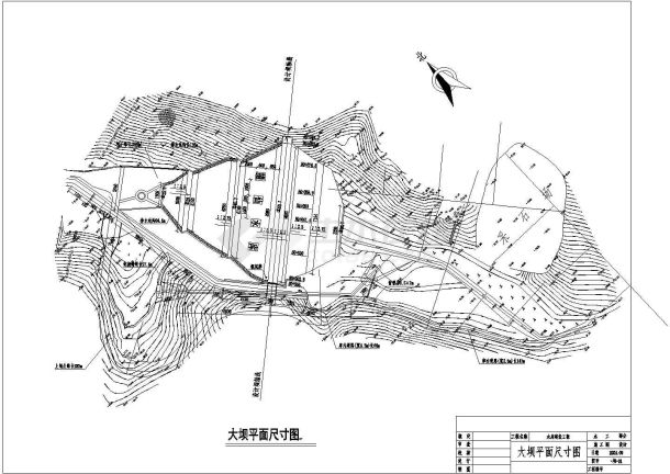 某水库平面布置图-图二