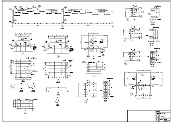 钢结构工厂建筑规划CAD详细参考图_图1