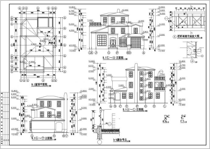 样板楼住宅建筑CAD设计施工图_图1