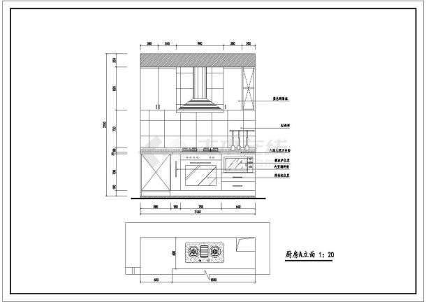 某小区复式户型装修设计CAD施工图（全套）-图二