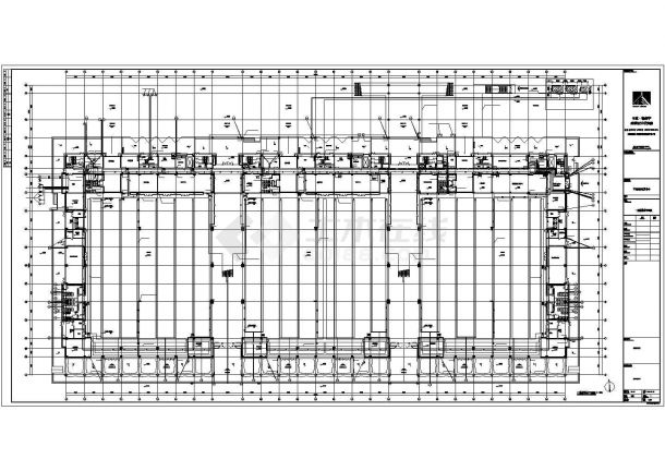 大型会展中心给排水全套cad设计施工图-图二