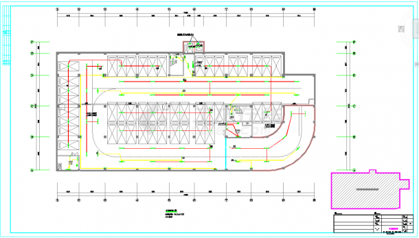 7层酒店含地下车库电气施工图（图审后）CAD图纸-图一