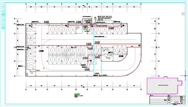 7层酒店含地下车库电气施工图（图审后）CAD图纸-图二