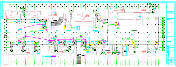 地下车库消防报警系统电气设计图纸-图一