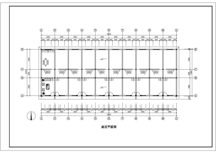 徽派建筑小区住宅和街面房设计方案CAD图纸_图1
