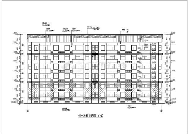 复式居民楼建筑施工图纸（全套）-图一