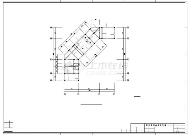 某厂房（包括钢结构和框架结构）结构施工图纸-图二