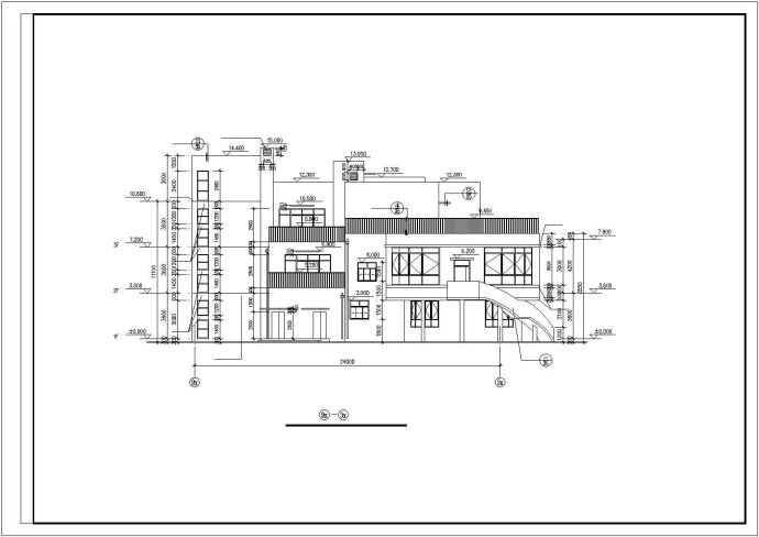 某市小星星幼儿园建筑CAD设计图纸_图1