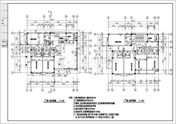 国贸一期欧式别墅全套建筑设计CAD图-图二