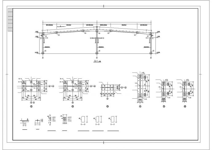 上海阀门厂钢剖面CAD参考图_图1