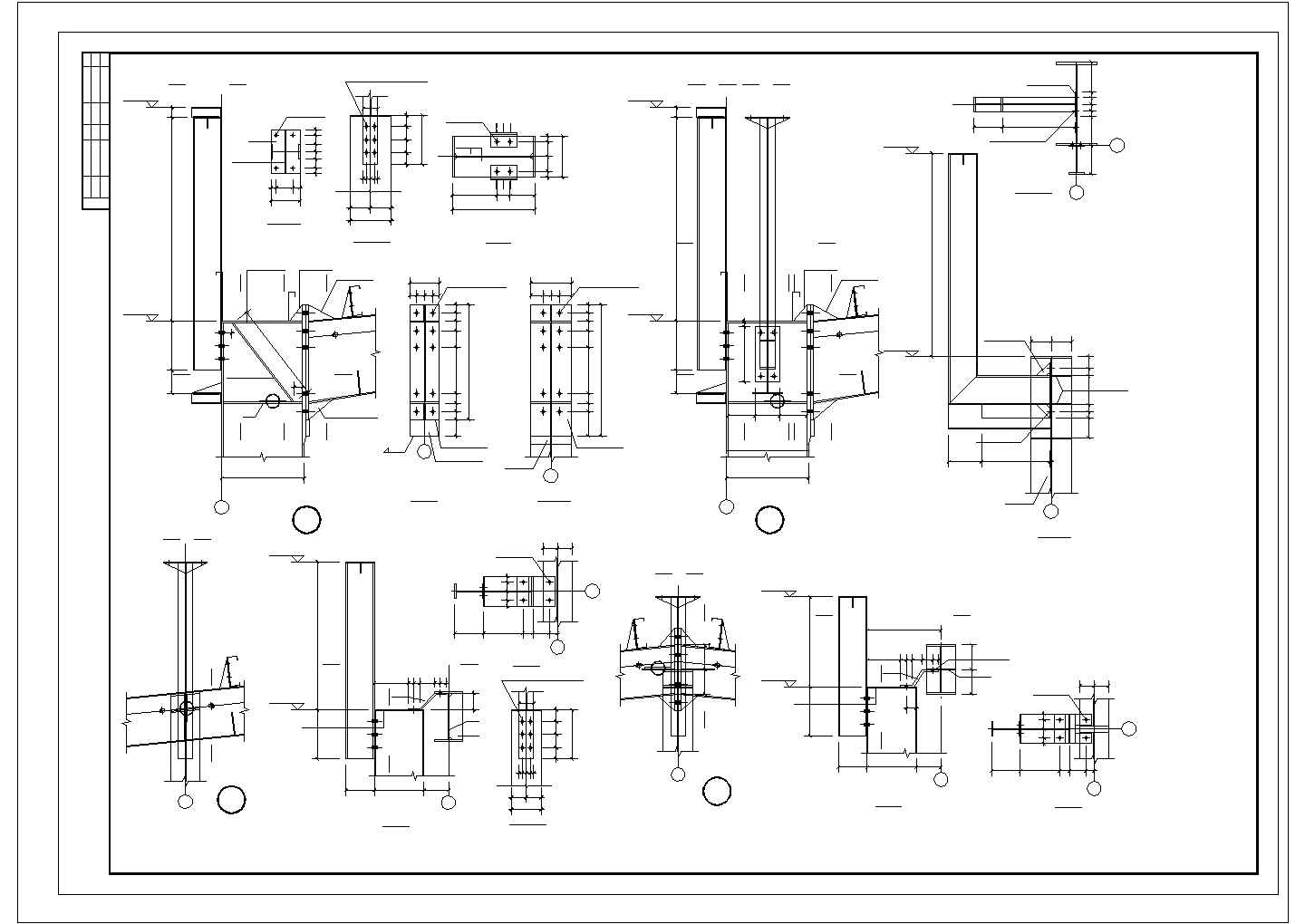 某建筑器材有限公司厂房结构图纸