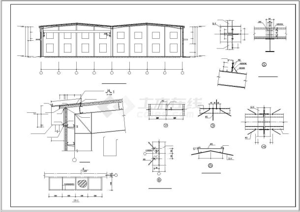 大跨厂房钢结构图集-图二