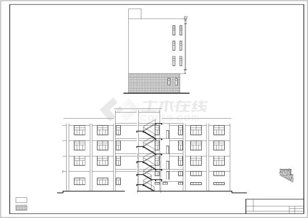 某食品厂建筑结构CAD规划参考图-图二