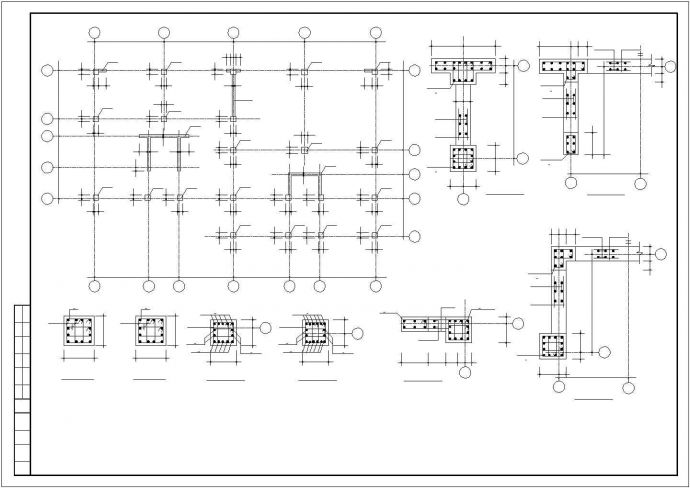 某多层砖混和底框结构设计cad施工图纸_图1