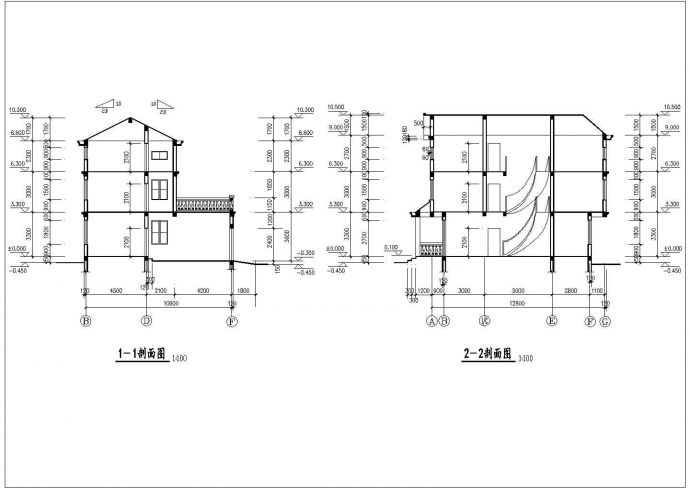 某小区私人住宅设计建筑CAD设计施工图_图1