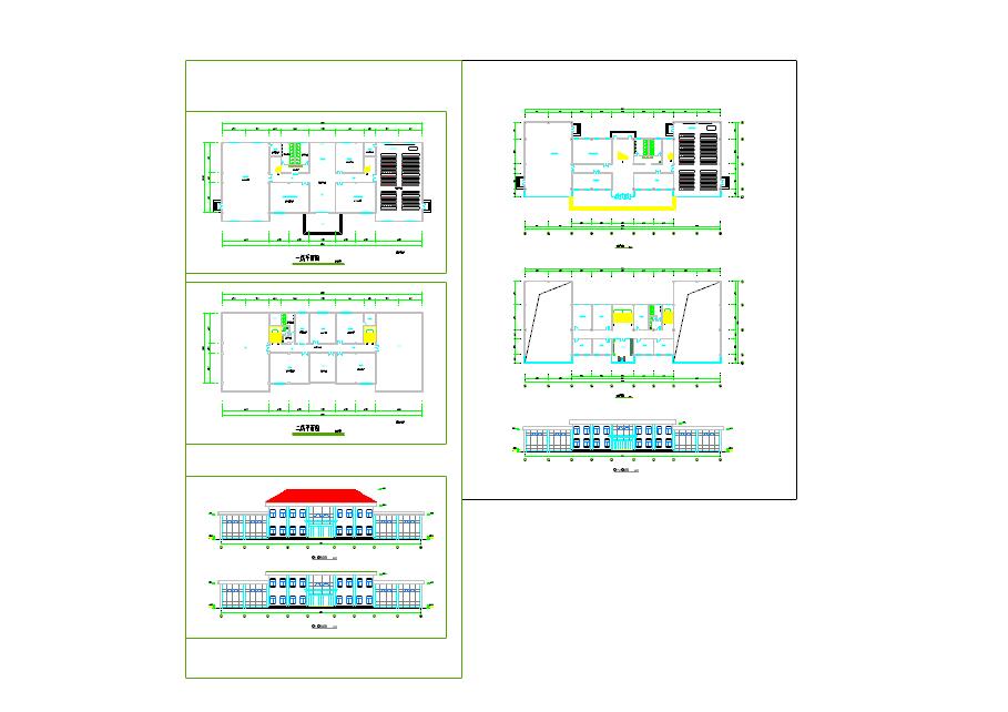 两层实操楼建筑设计方案图
