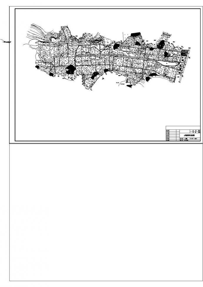 某土地整理项目总平面布置图_图1