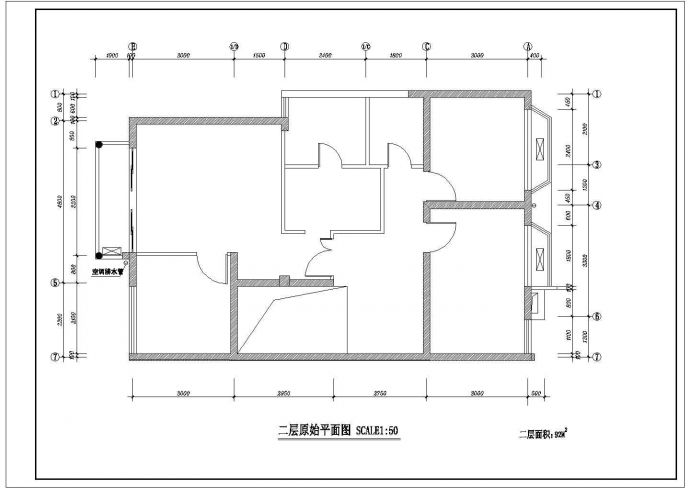 某三层别墅室内装修设计cad方案图_图1