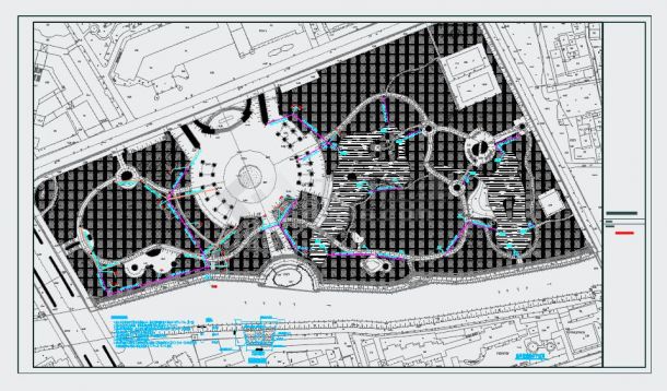 洲溪公园改造提升工程施工图设计--水图调整-图一