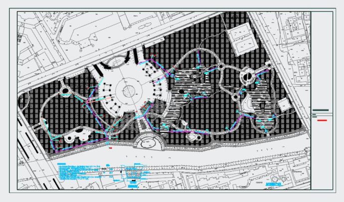 洲溪公园改造提升工程施工图设计--水图调整_图1