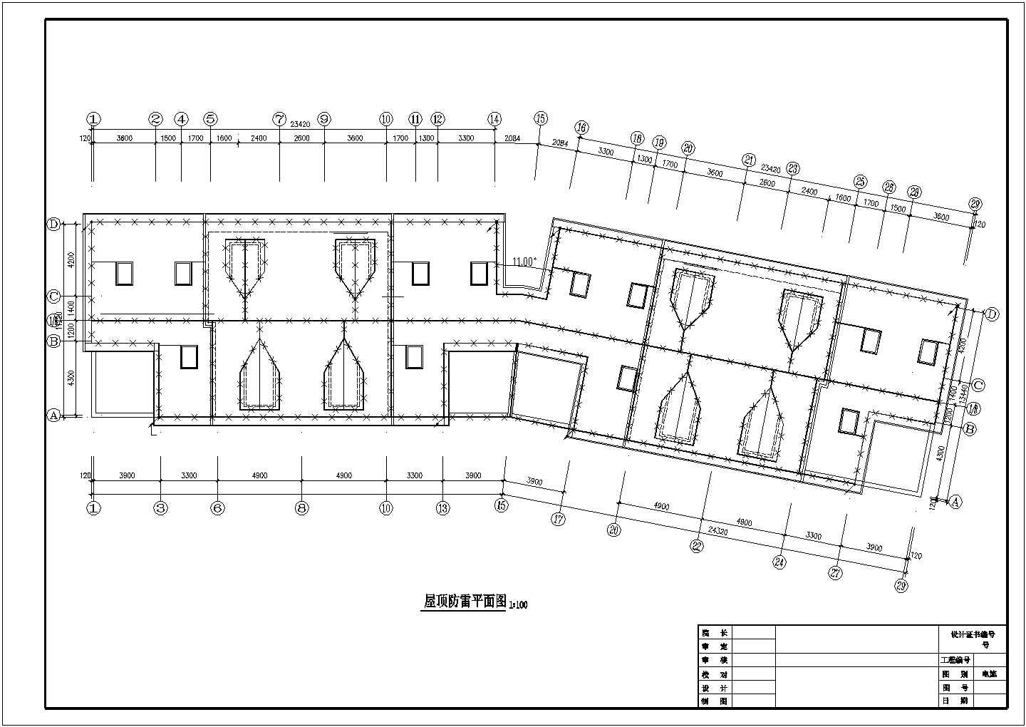 某市小区多层住宅楼CAD电气施工设计图纸