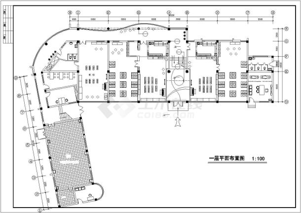 某幼儿园室内装修cad节点施工设计图-图一