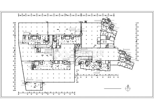 某小区高层地下室电气CAD施工图-图二
