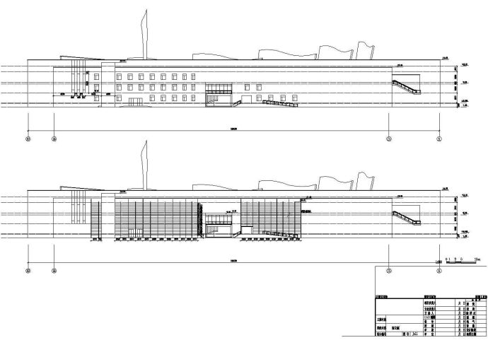 石首市某大型博物馆扩大建筑方案CAD布置图_图1