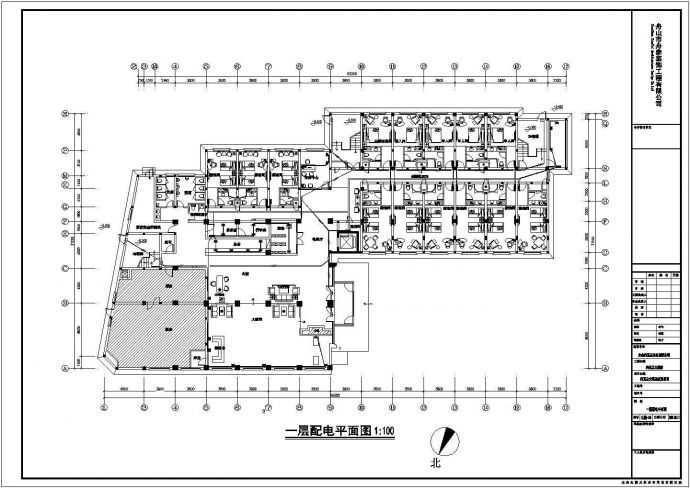 某星级大酒店改造工程电气设计cad施工图纸_图1