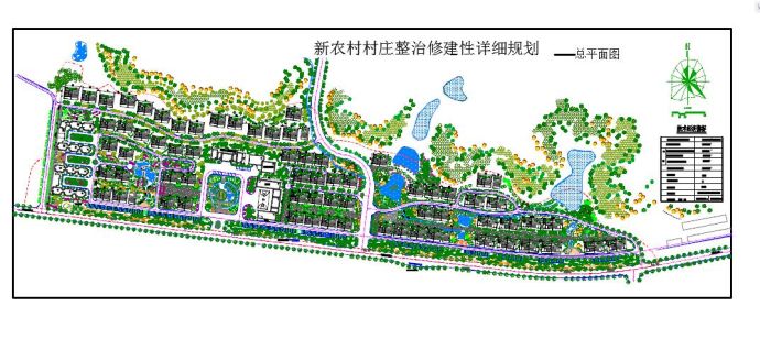 新农村整治修建性详细规划cad图_图1