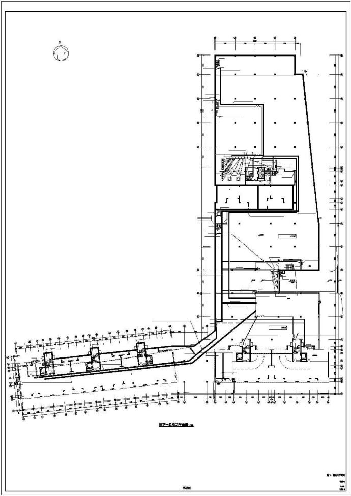 某住宅楼地下车库全套电气CAD图纸_图1