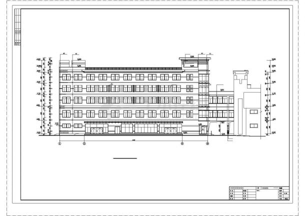 商业中心综合楼建筑CAD基础套图-图一