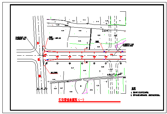 设计精准的城市道路照明工程设计施工图纸_图1