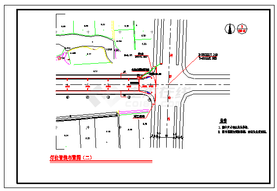 设计精准的城市道路照明工程设计施工图纸-图二