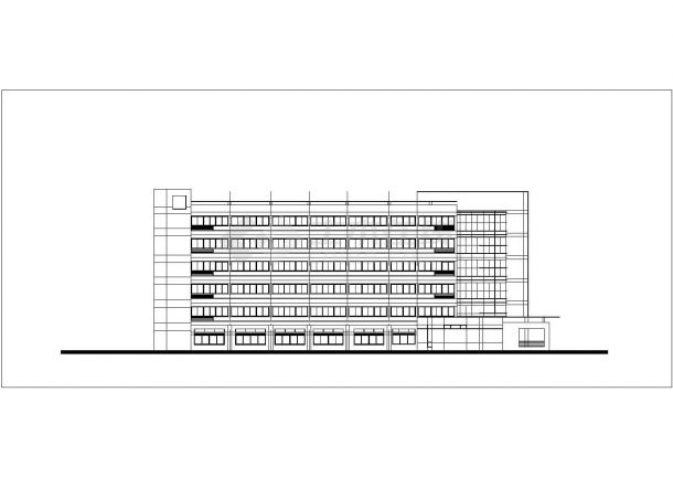 某市中型医院的CAD建筑方案设计-图一