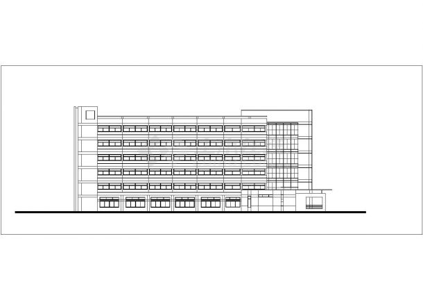 某市中型医院的CAD建筑方案设计-图二