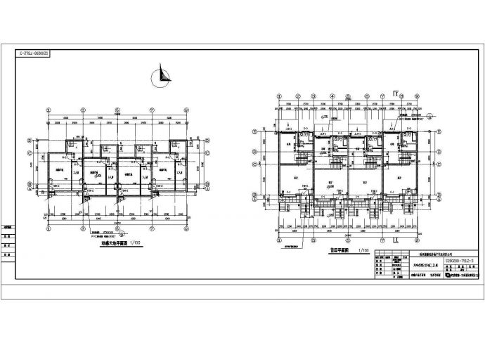 高档小区住宅建筑施工cad设计方案图纸_图1