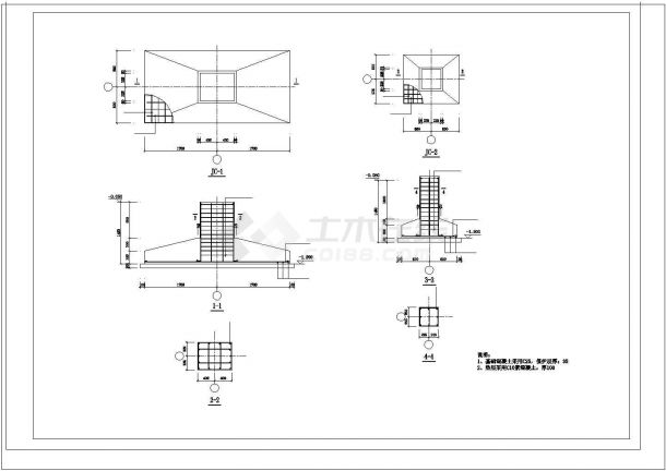 单跨双坡门式轻钢厂房结构图-图二