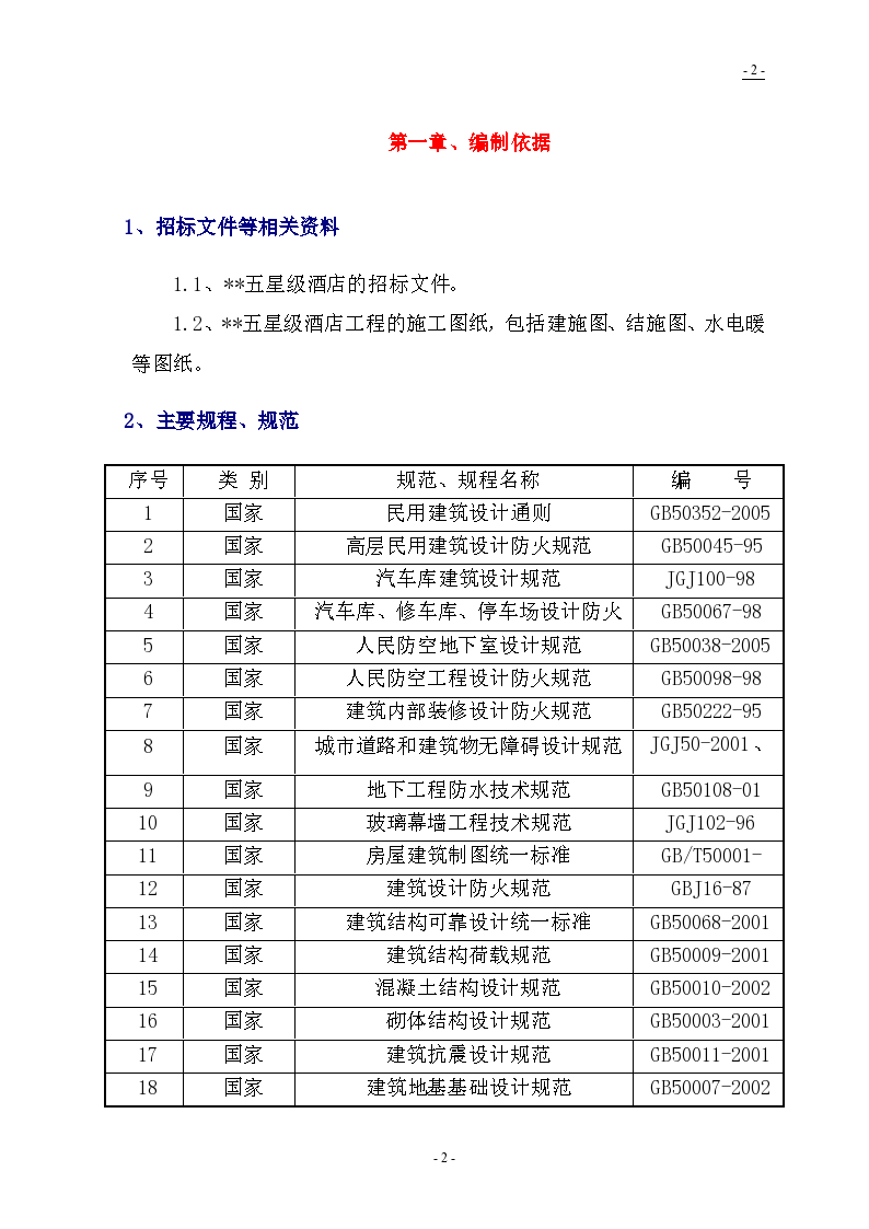 某超高层五星级酒店施工组织设计-图二