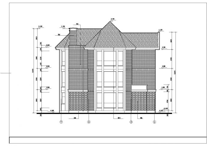 精美庄园别墅建筑规划CAD平面参考图_图1
