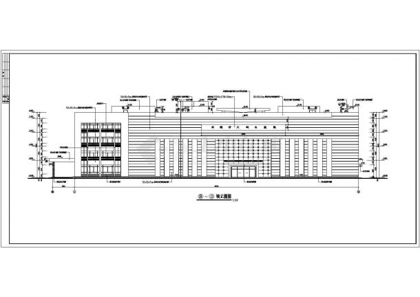 某四层医院门诊大楼的CAD建筑方案图-图二
