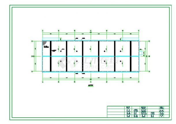 轻型门式钢架单层钢结构厂房仓库建筑结构施工图-图二