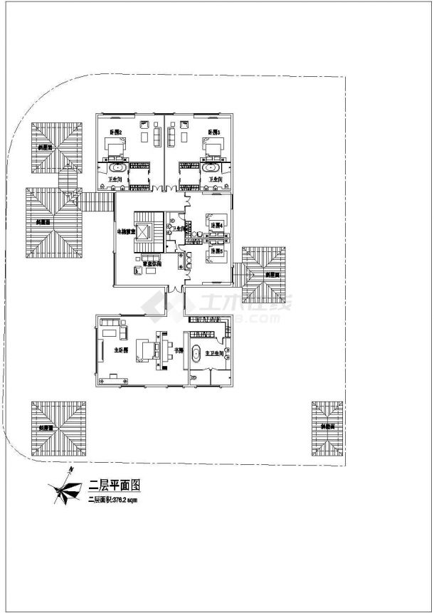  Architectural Design Drawing of Singapore Hot Spring Villa - Figure 2