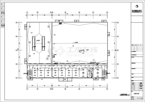 医院后勤楼电气施工CAD平面图-图二